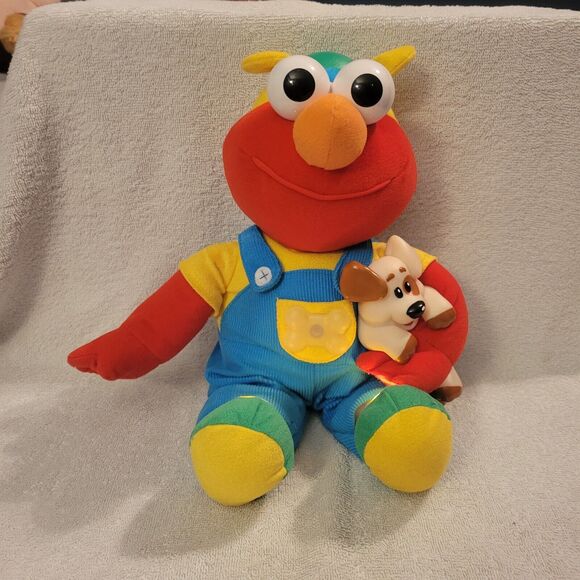 Sesame Street 16” Magic Lights ELMO Musical Stuffed Plush Vintage 1997 TYCO - Picture 2 of 10